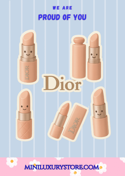 Dior Light Pink Lipstick Sticker